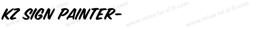 KZ Sign Painter字体转换